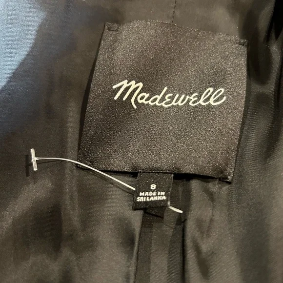 Classic Black Kline Blazer Madewell New Boyfriend size 8 2024 - Picture 5 of 6